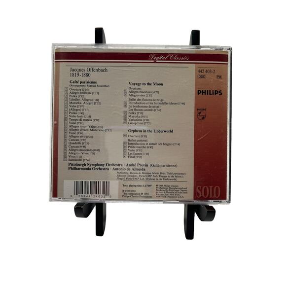 Pittsburgh Symphony Orchestra Offenbach Gaîté Parisienne CD Pre Owned - Picture 3 of 3